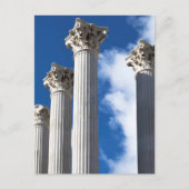 Romeinse kolommen briefkaart (Voorkant)