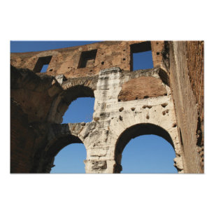 Romeinse Kunst. Het Colosseum of Flaviaan 4 Foto Afdruk