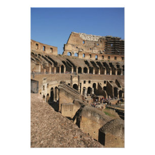 Romeinse Kunst. Het Colosseum of Flaviaans Foto Afdruk