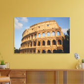 Romeinse Kunst. Het Colosseum of Flavisch 2 Canvas Afdruk (Insitu (Woonkamer))