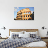 Romeinse Kunst. Het Colosseum of Flavisch 2 Canvas Afdruk (Insitu (Slaapkamer))