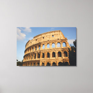 Romeinse Kunst. Het Colosseum of Flavisch 2 Canvas Afdruk