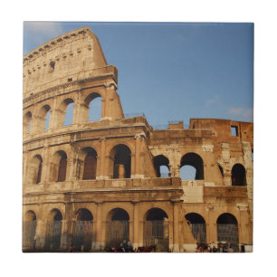 Romeinse Kunst. Het Colosseum of Flavisch 3 Tegeltje