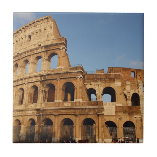 Romeinse Kunst. Het Colosseum of Flavisch 3 Tegeltje (Voorkant)
