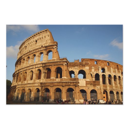 Romeinse Kunst. Het Colosseum of Flavisch 4 Foto Afdruk (Voorkant)