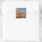 Romeinse Kunst. Het Colosseum of Flavisch 4 Vierkante Sticker (Tas)