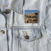 Romeinse Kunst. Het Colosseum of Flavisch 7 Vierkante Button 5,1 Cm (In situ)