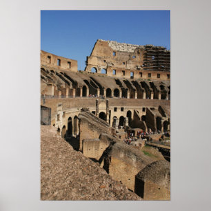 Romeinse kunst. Het Colosseum of Flavisch Poster