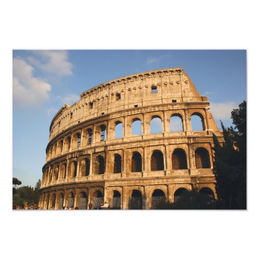 Romeinse Kunst. Het Colosseum of Flavius 3 Foto Afdruk (Voorkant)