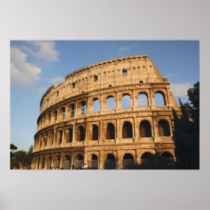 Romeinse Kunst. Het Colosseum of Flavius 3 Poster