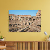 Romeinse Kunst. Het Colosseum of Flavius 5 Canvas Afdruk (Insitu (Woonkamer))