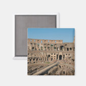 Romeinse Kunst. Het Colosseum of Flavius 6 Magneet (Voorkant / Achterkant)
