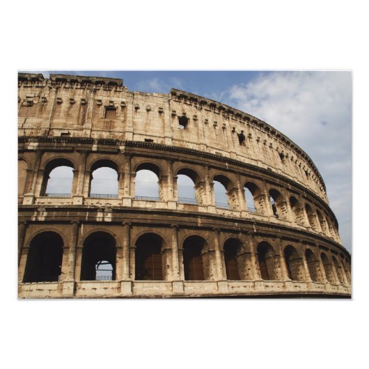 Romeinse Kunst. Het Colosseum of Flavius Amphithea Foto Afdruk (Voorkant)