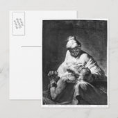 Romeinse liefdadigheid briefkaart (Voorkant / Achterkant)