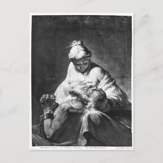 Romeinse liefdadigheid briefkaart (Voorkant)