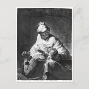 Romeinse liefdadigheid briefkaart