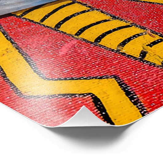 Romeinse militaire schild - Scutum Foto Afdruk (Hoek)