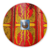 Romeinse militaire schild - Scutum Keramische Knop (Voorkant)