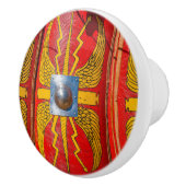 Romeinse militaire schild - Scutum Keramische Knop (Rechts)