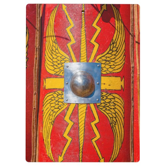 Romeinse militaire schild - Scutum Klembord (Achterkant)