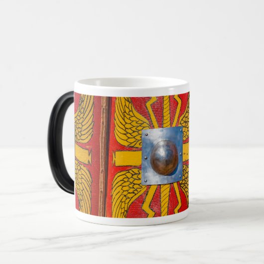 Romeinse militaire schild - Scutum Magische Mok (Voorkant links)