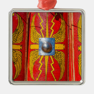 Romeinse militaire schild - Scutum Metalen Ornament