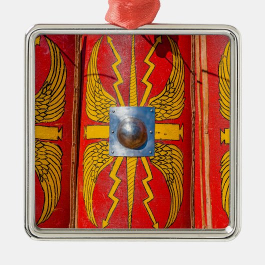Romeinse militaire schild - Scutum Metalen Ornament (Voorkant)