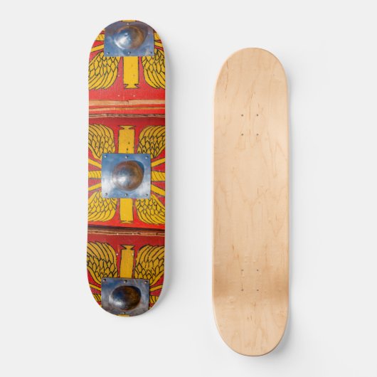 Romeinse militaire schild - Scutum Persoonlijk Skateboard (Voorkant)