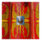 Romeinse militaire schild - Scutum Poster (Voorkant)
