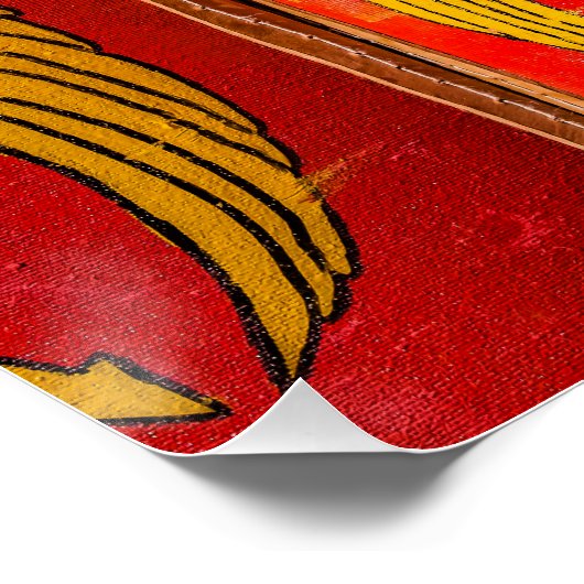 Romeinse militaire schild - Scutum Poster (Hoek)