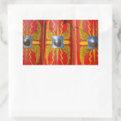 Romeinse militaire schild - Scutum Rechthoekige Sticker (Tas)