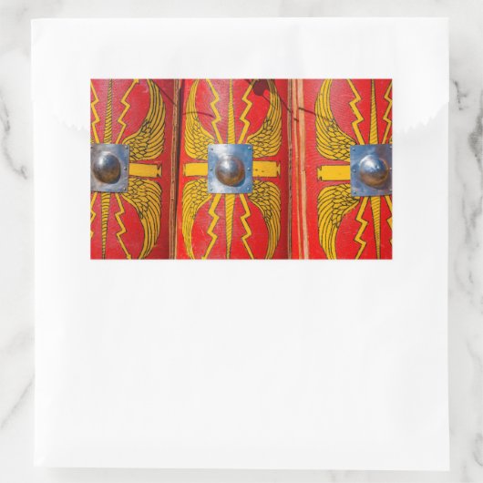 Romeinse militaire schild - Scutum Rechthoekige Sticker (Tas)