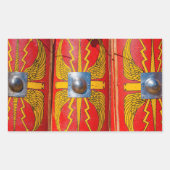 Romeinse militaire schild - Scutum Rechthoekige Sticker (Voorkant)