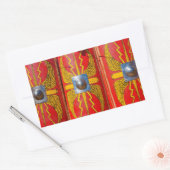 Romeinse militaire schild - Scutum Rechthoekige Sticker (Envelop)