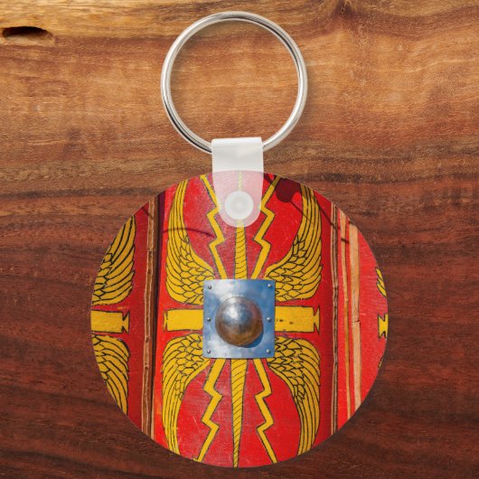 Romeinse militaire schild - Scutum Sleutelhanger (Voorkant)