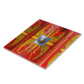 Romeinse militaire schild - Scutum Tegeltje (Zijkant)