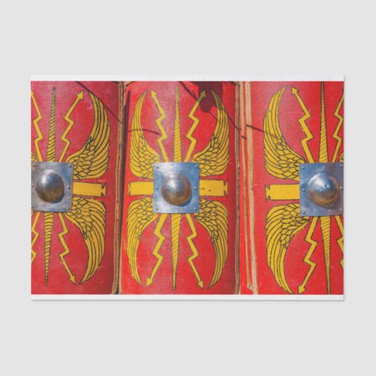Romeinse militaire schild - Scutum Tissuepapier (Voorkant)