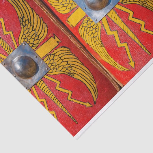 Romeinse militaire schild - Scutum Tissuepapier (Detail)
