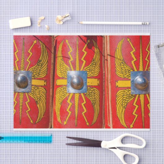 Romeinse militaire schild - Scutum Tissuepapier (Craft)