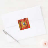 Romeinse militaire schild - Scutum Vierkante Sticker (Envelop)