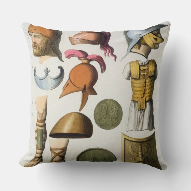 Romeinse militaire uitrusting, van Le Costume Anci Kussen (Voorkant)