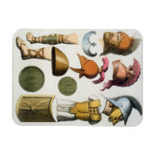 Romeinse militaire uitrusting, van Le Costume Anci Magneet (Horizontaal)