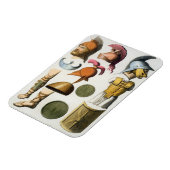 Romeinse militaire uitrusting, van Le Costume Anci Magneet (Linkerzijde)