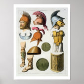Romeinse militaire uitrusting, van Le Costume Anci Poster (Voorkant)