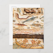 Romeinse mozaïek briefkaart (Voorkant / Achterkant)