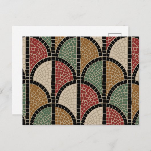 Romeinse mozaïek (Pompeii) Briefkaart (Voorkant / Achterkant)