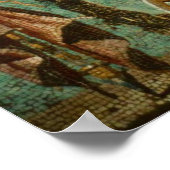 Romeinse mozaïekkunst poster van S. Ambrose (Hoek)