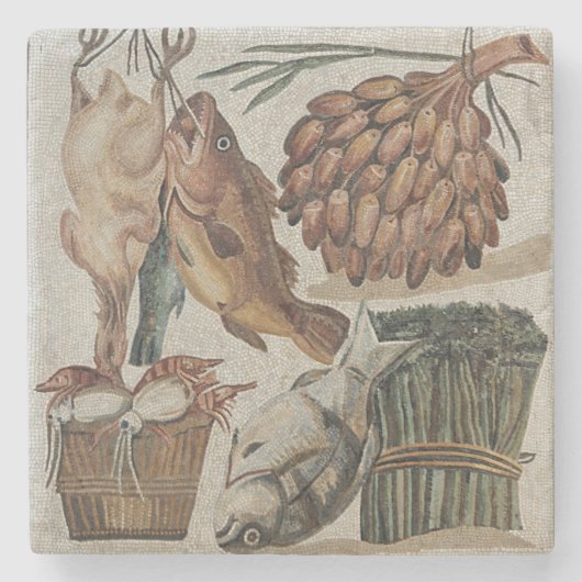 Romeinse mozaïeksteen onderzetter (Voorkant)