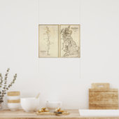 Romeinse muur in Groot-Brittannië Poster (Keuken)