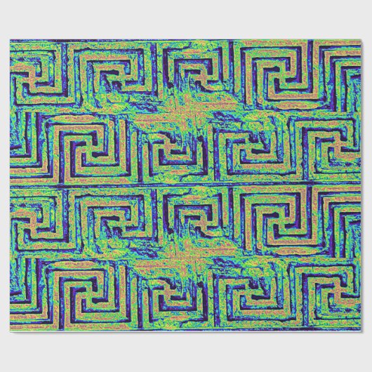 Romeinse muurkunst cadeaupapier (Vlak)